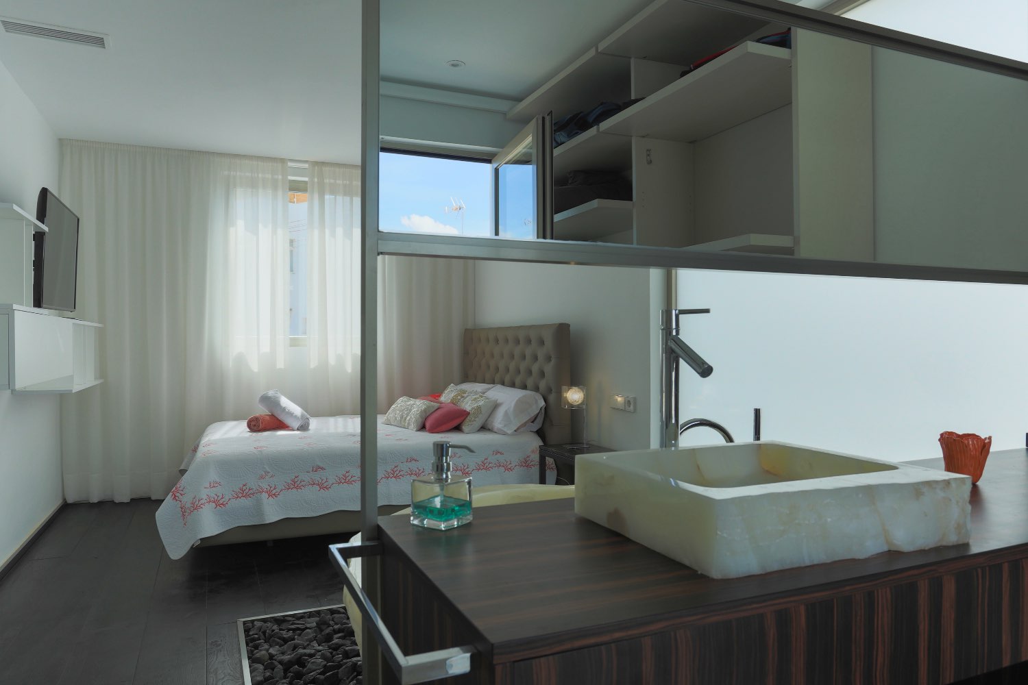 Ibiza Den Bossa Lägenheter Penthouse Jacuzzi Sea Front 4 sovrum