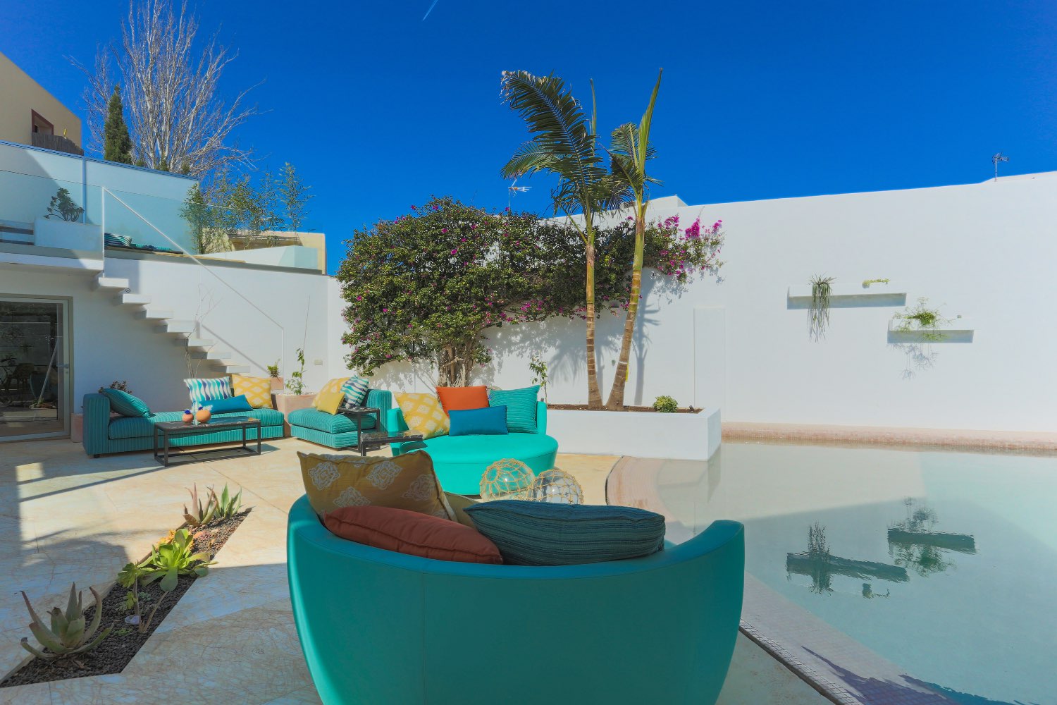 Ibiza Den Bossa Apartements Penthouse Jacuzzi Sea Front se 4 ložnicemi